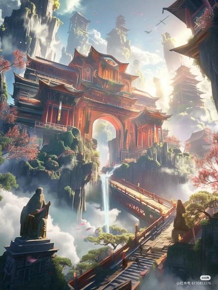 Китай фэнтези арт
