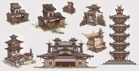Китайская архитектура референс