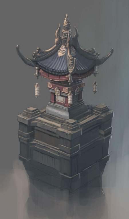 Китайская архитектура концепт арт