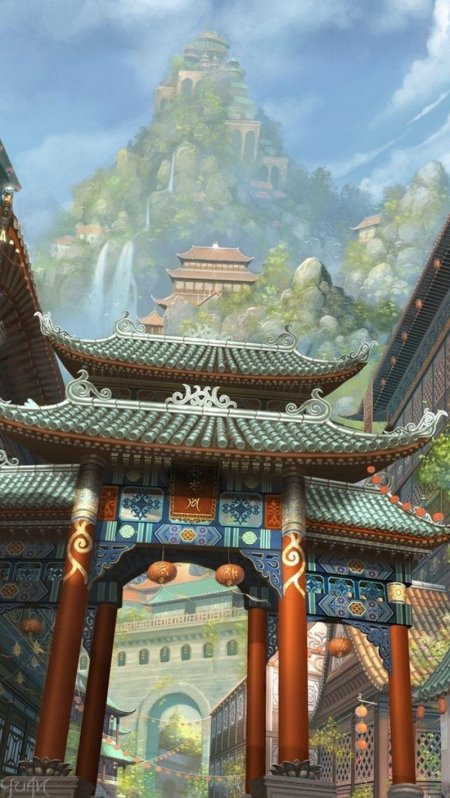 Япония императорский дворец арт