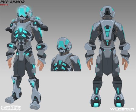 Экзо броня концепт арт