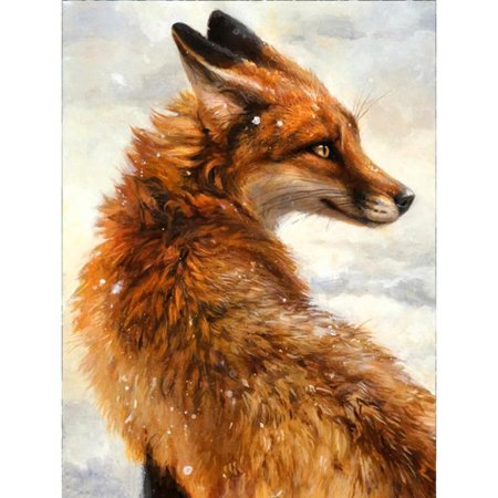 Картина с лисой