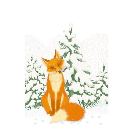 Новогодние лисички