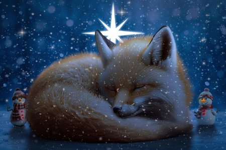 Спокойной ночи лисенок