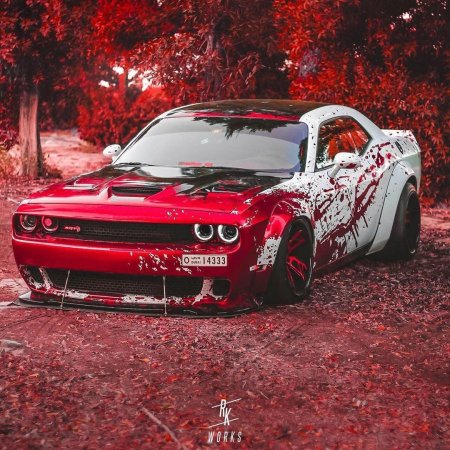 Dodge challenger hellcat liberty walk