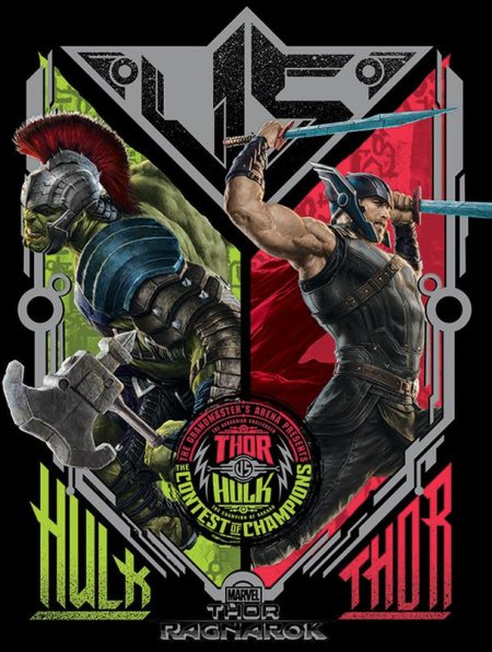 Тор рагнарок халк постер
