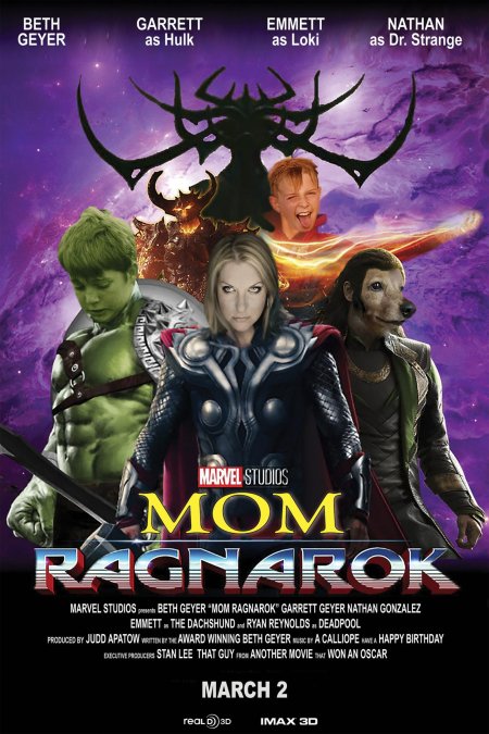 Тор рагнарок постер