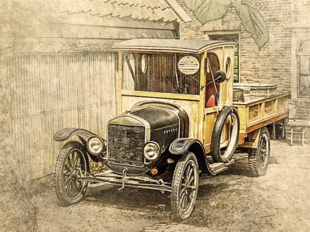 Машина старинная