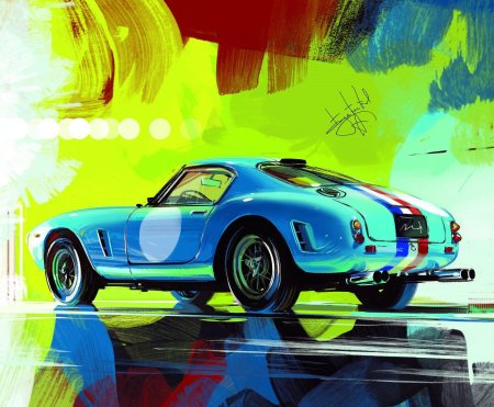 Ferrari gto art