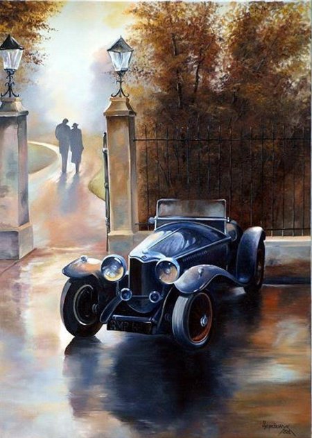 Автомобильный художник вацлав западлик