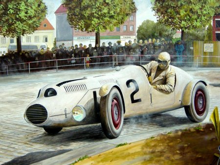 Старые гоночные автомобили