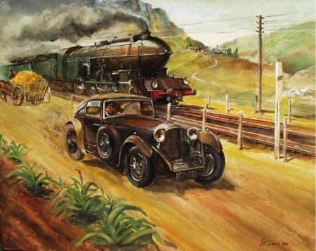 Художник алан фирнли паровозы