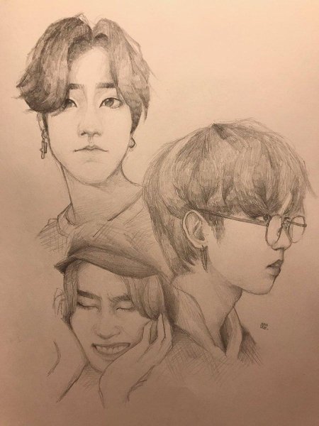 Стрей кидс рисунки карандашом