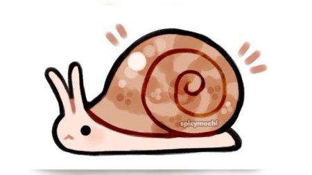 Кавайная улитка