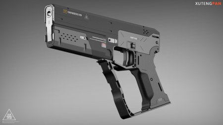 Киберпанк пистолет