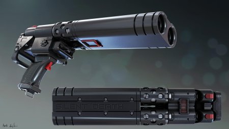 Двуствольный дробовик плазменный