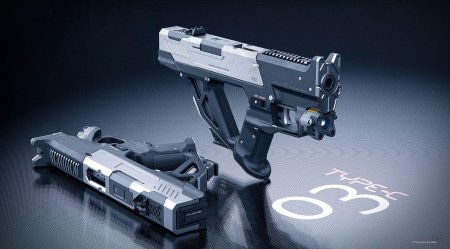 Sci fi пистолет