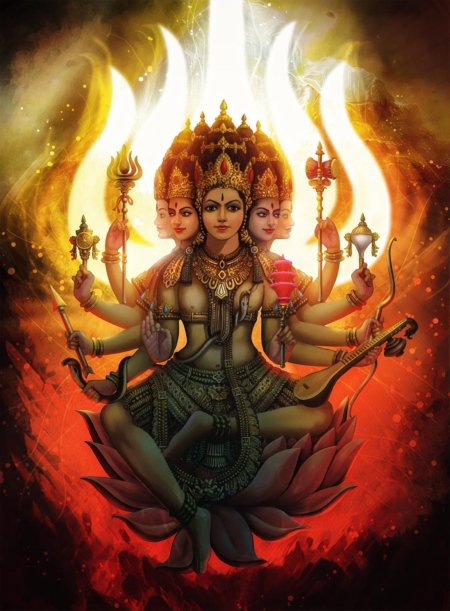 Ади шакти богиня