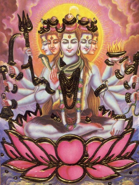 Многорукая индийская богиня