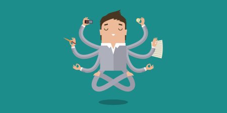 Многорукий человек