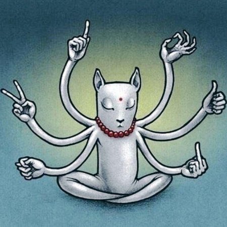 Многорукий шива рисунок