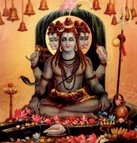 Индийское божество шива