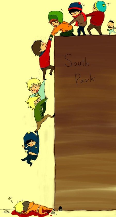 Южный парк кенни и кайл