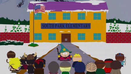 Южный парк локации школа