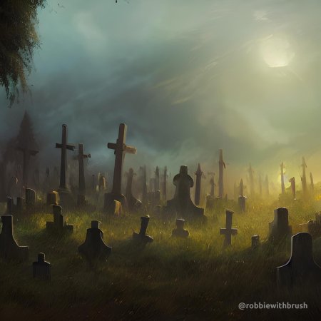 Ночь на кладбище