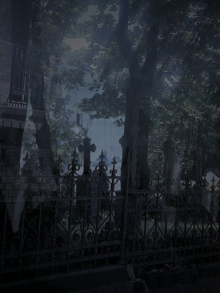 Фэнтези готика кладбище
