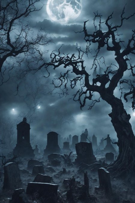Haunted graveyard