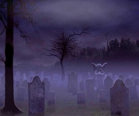 Graveyard вампир хэллоуин