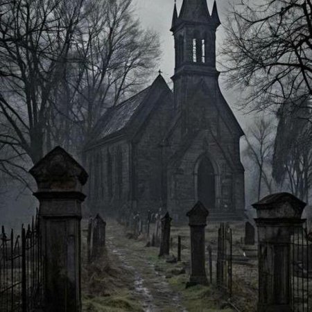 Церковь в стиле погост готика