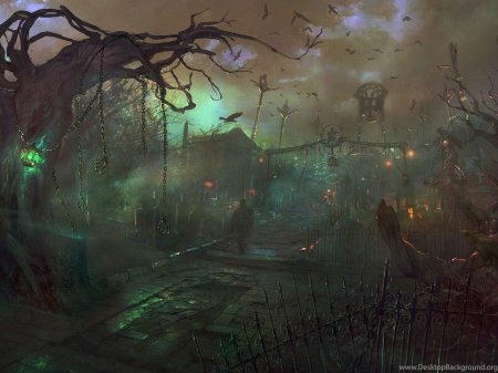 Дарк фэнтези деревня