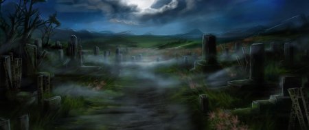 Кладбище арт