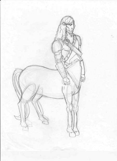 Рисунок кентавра