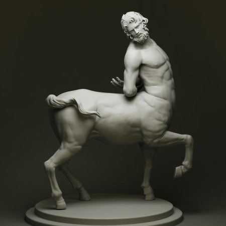 Кентавр хирон статуя