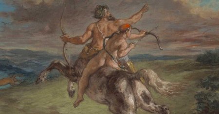 Кентавр хирон и ахиллес