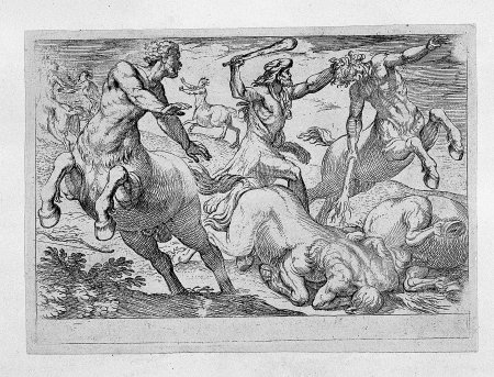 Битва с кентаврами подвиг геракла