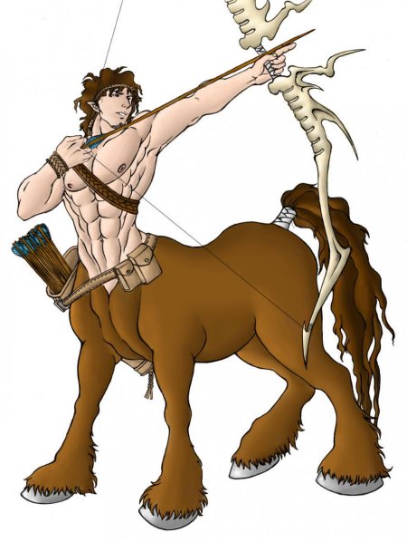 Кентавр хирон рисунок