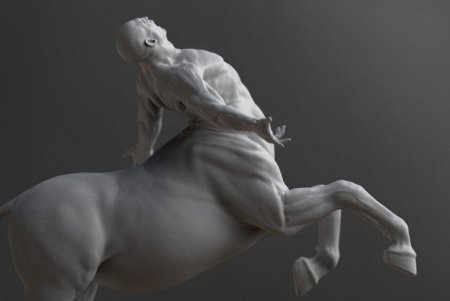 Кентавр хирон статуя