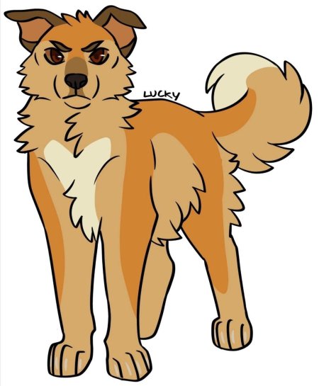 Мультяшная дворняжка