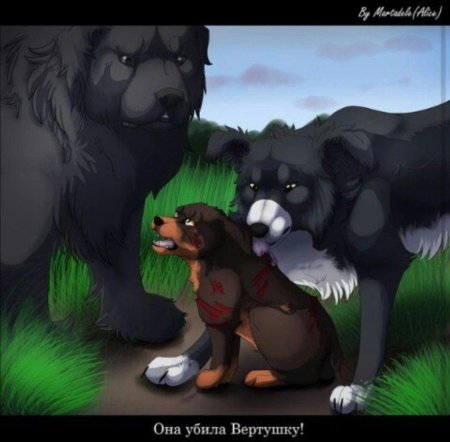 Волк и волчата