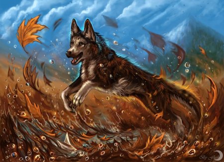 Фэнтези волк