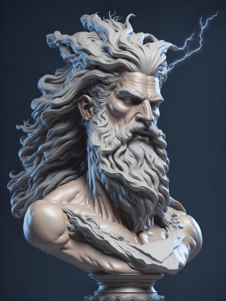 Zeus statue