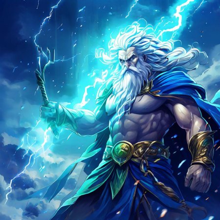 Зевс бог арт