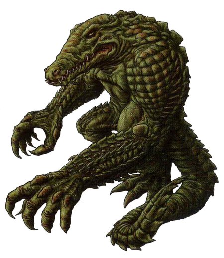 Человек крокодил арт