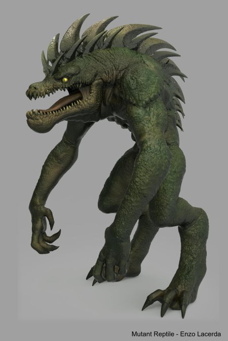 Крокодил лиззи из рэмпейдж