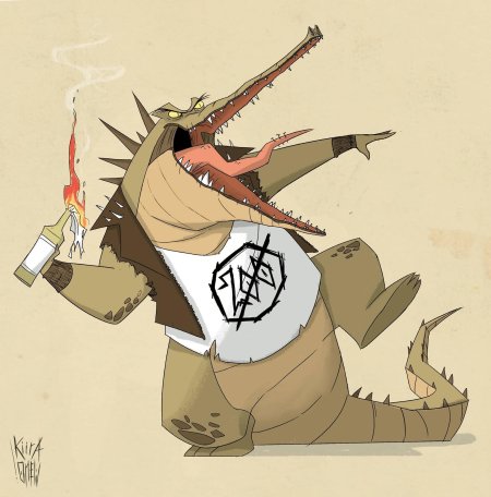 Крокодил арты