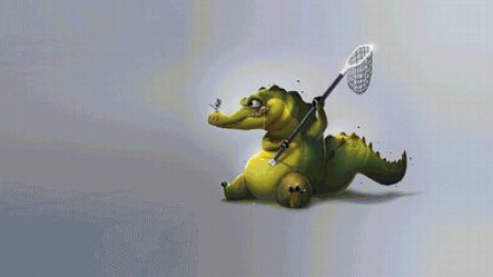 Крокодил прикольный